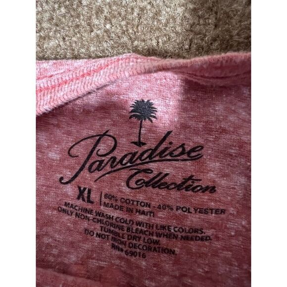 Summer Paradise Collection T-shirt Pink “Same Ol Ship Different Bay” Size XL - Picture 5 of 8
